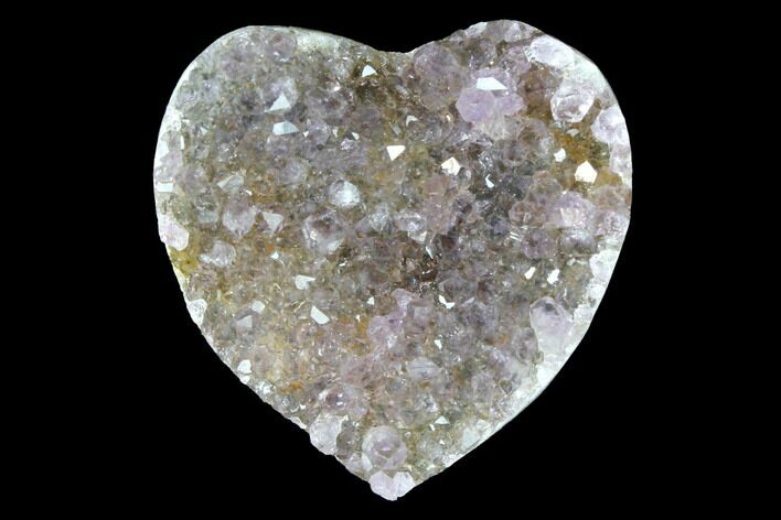 Amethyst Crystal Cluster Heart - Uruguay #128680